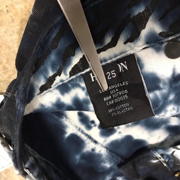 Can’t locate NWT HUDSON Jean denim skinny slim Pant 26" size on tag 25 - Picture 3 of 6